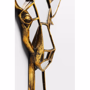 Dekoracja ścienna GIRAFFE MIRROR - złoty