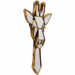 Dekoracja ścienna GIRAFFE MIRROR - złoty