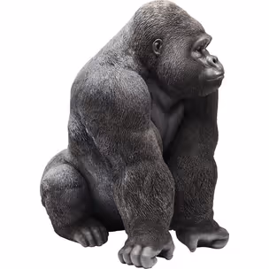 Dekoracja stojąca XXL GORILLA - czarny
