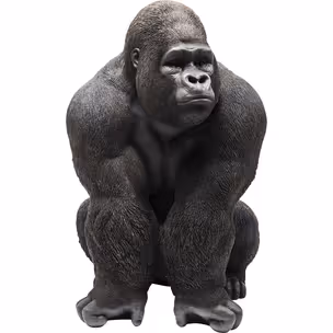 Dekoracja stojąca XXL GORILLA - czarny