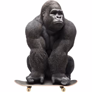 Dekoracja stojąca XXL GORILLA - czarny
