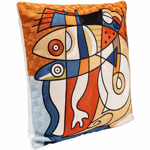 Poduszka dekoracyjna SHAPES 50x50 cm - wielokolorowy