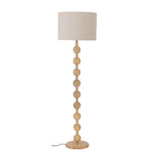 Giacoma Floor Lamp, Nature, Rubberwood D44xH154,5 cm