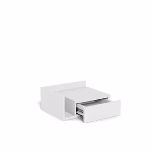 Szafka nocna ścienna ASHLAN - biały