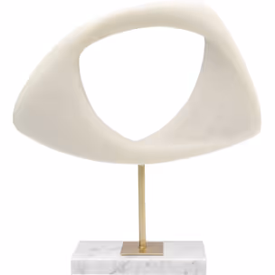 Figurka dekoracyjna SOFT SHAPE 31x33 - beżowy