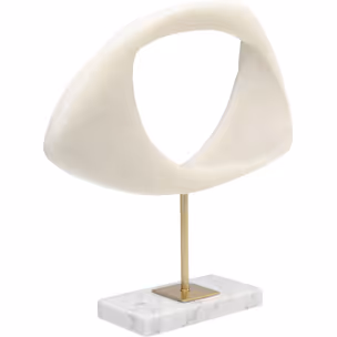 Figurka dekoracyjna SOFT SHAPE 31x33 - beżowy