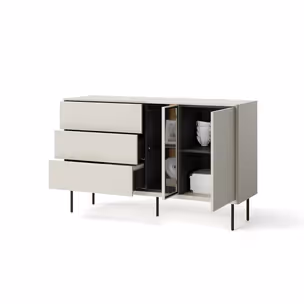 Komoda z oświetleniem EPIRO EP-03 134 cm - kaszmir