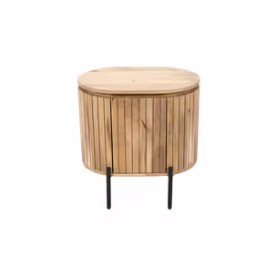 Szafka nocna drewniana HS-10L-MN lewa - mango naturalne
