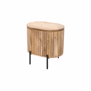 Szafka nocna drewniana HS-10R-MN prawa - mango naturalne