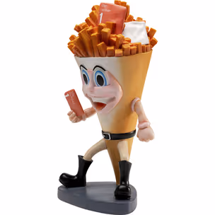 Figurka dekoracyjna FRENCH FRIES 22 cm - wielokolorowy