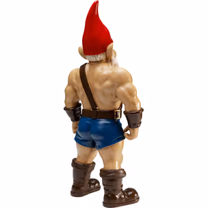 Figurka dekoracyjna GNOME MUSCLE 60 cm - wielokolorowy