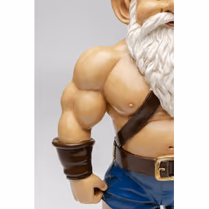 Figurka dekoracyjna GNOME MUSCLE 60 cm - wielokolorowy