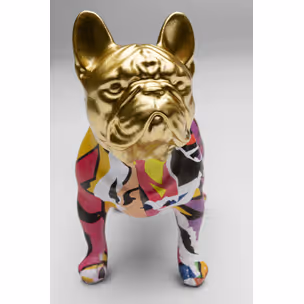 Figurka dekoracyjna GRAFFITI DOG 15 cm - wielokolorowy