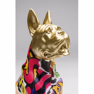 Figurka dekoracyjna GRAFFITI DOG 31 cm - wielokolorowy