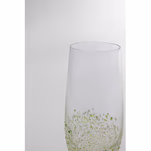 Kieliszek do szampana CONFETTI 320 ml - zielony