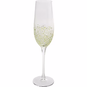 Kieliszek do szampana CONFETTI 320 ml - zielony