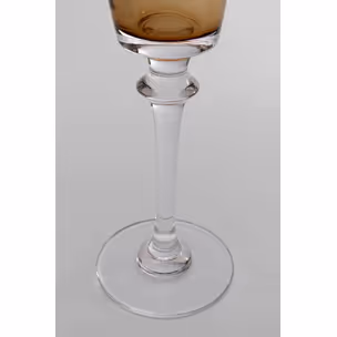 Kieliszek do szampana MIMI AMBER 24 cm - transparentny/brązowy