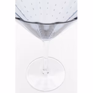 Kieliszek CLUE 18 cm - transparentny/niebieski