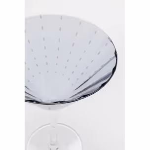 Kieliszek CLUE 18 cm - transparentny/niebieski