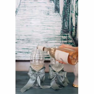 Kieliszek do wina CONFETTI 320 ml - zielony