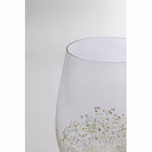 Kieliszek do wina CONFETTI 320 ml - zielony