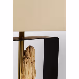 Lampa podłogowa NATURE STEM - biały/naturalny