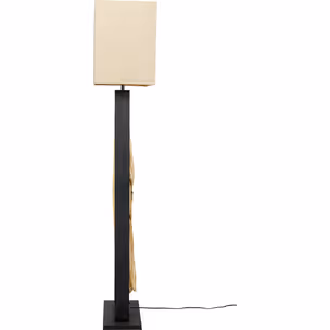 Lampa podłogowa NATURE STEM - biały/naturalny