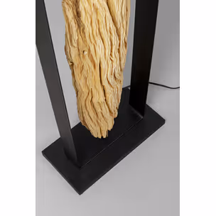 Lampa podłogowa NATURE STEM - biały/naturalny
