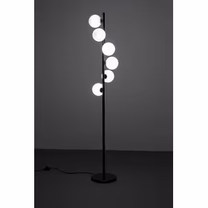 Lampa podłogowa SCALA BALLS - biały/czarny