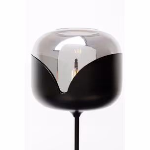 Lampa podłogowa SMOKE GOBLET BALL - czarny