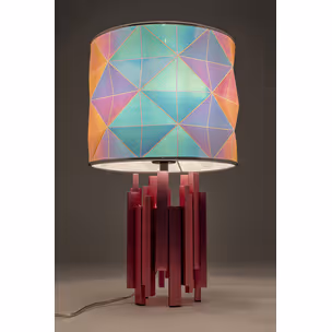 Lampa stołowa COACHELLA COLORE - wielokolorowy