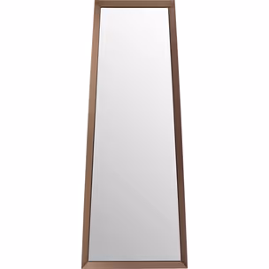 Lustro ścienne AREZZO COFFEE Trapez 65x160 - brązowy