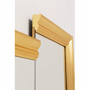 Lustro ścienne DOUBLE VISION 81x121 - złoty