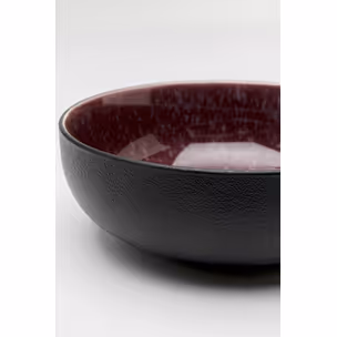 Miska ALISSA 16 cm 600 ml - czerwony/czarny