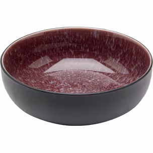 Miska ALISSA 16 cm 600 ml - czerwony/czarny