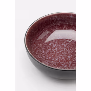 Miska ALISSA 16 cm 600 ml - czerwony/czarny