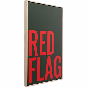 Obraz RED FLAG 40x60