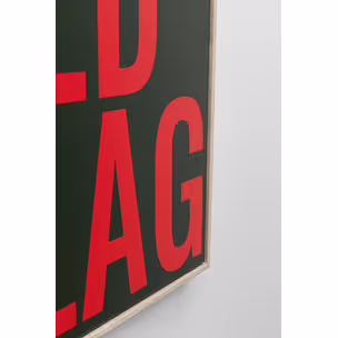 Obraz RED FLAG 40x60