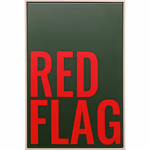 Obraz RED FLAG 40x60