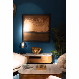 Obraz SILENCE BROWN 120x120