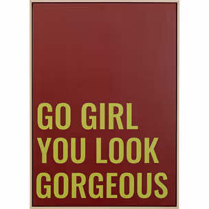 Obraz GO GIRL 50x70