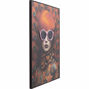 Obraz LED FANCY RED LADY 120x80