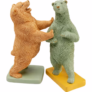 Podpórki na książki BEAR PARTY - pomarańczowy/zielony