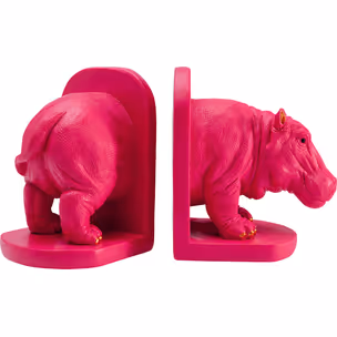 Podpórki na książki RHINO PARTY - czerwony