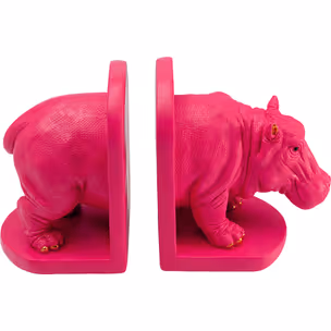 Podpórki na książki RHINO PARTY - czerwony