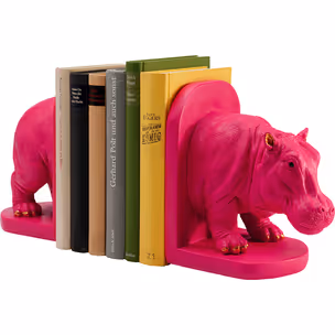 Podpórki na książki RHINO PARTY - czerwony