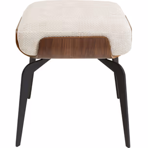 Taboret MARC - beżowy/czarny
