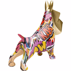 Skarbonka GRAFFITI PIXEL DOG - wielokolorowy