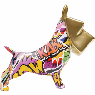 Skarbonka GRAFFITI PIXEL DOG - wielokolorowy