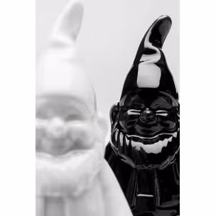 Solniczka i pieprzniczka GNOME - czarny/biały